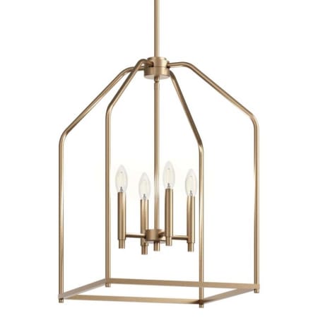 Kichler Madden 4 Light 16" Wide Taper Candle Pendant Champagne Bronze