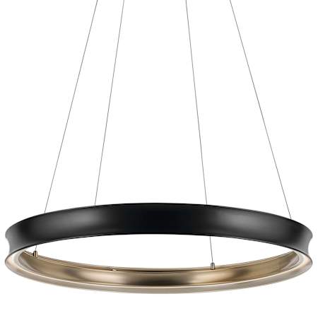 Kichler Larousse 40" Wide LED Suspension Pendant Black