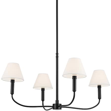 Kichler Eadie 4 Light 31" Wide Chandelier Black