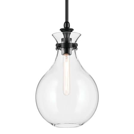 Kichler Laria 10" Wide Mini Pendant Black