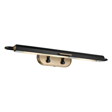 Kichler Caillier 3 Light 35" Long Picture Light Black