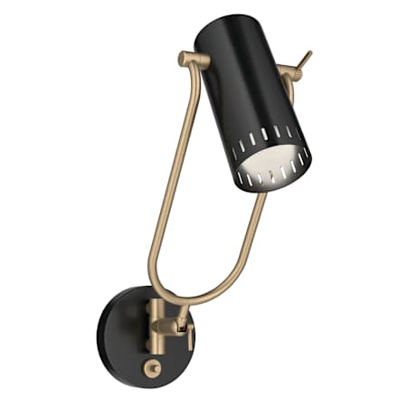 Kichler Ruehl 15" Tall Wall Sconce Black