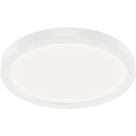 Kichler Ara 10" Wide LED Flush Mount Drum Ceiling Fixture White