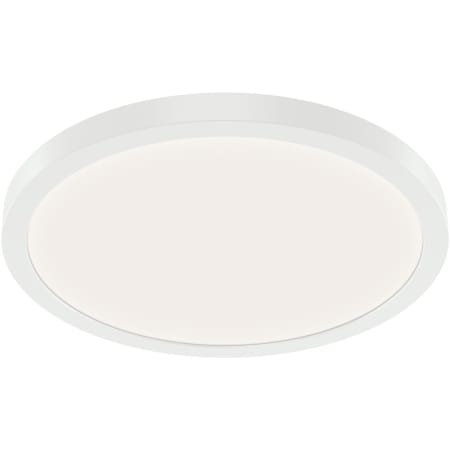 Kichler Ara 12" Wide LED Flush Mount Drum Ceiling Fixture White