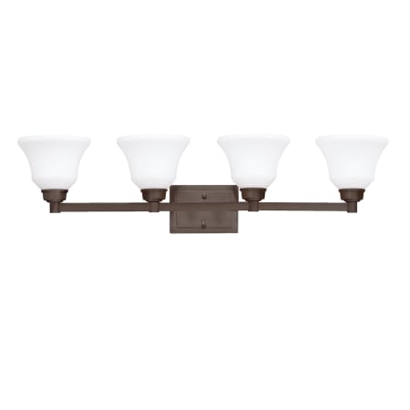 Kichler Langford 4 Light 35-1/4" Wide Bathroom Vanity Light Olde Bronze