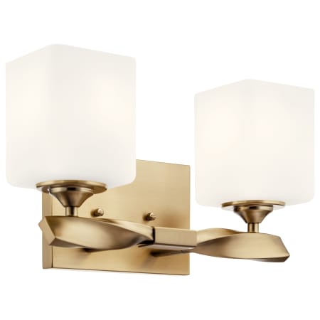 Kichler Marette 2 Light 14" Wide Bathroom Vanity Light Champagne Bronze