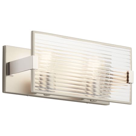 Kichler Logan 16" Wide Bathroom Vanity Light Satin Nickel