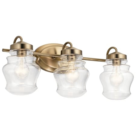 Kichler Janiel 3 Light 24" Wide Bathroom Vanity Light Classic Bronze