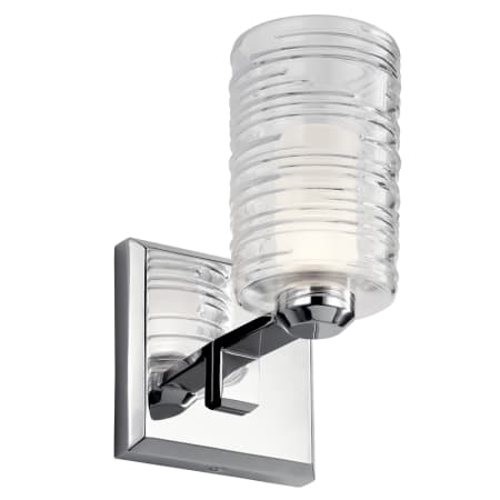 Kichler Giarosa 10" Tall Bathroom Sconce Chrome