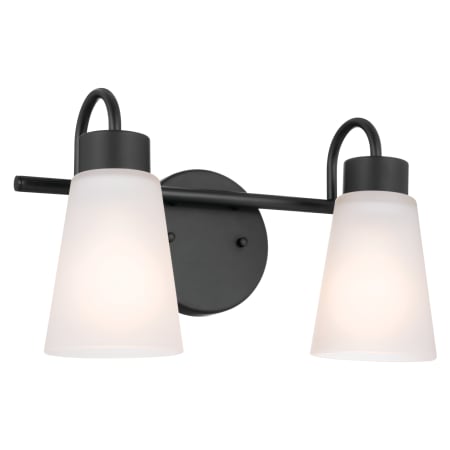 Kichler Erma 2 Light 14" Wide Vanity Light Black