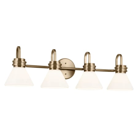 Kichler Farum 4 Light 34" Wide Vanity light Champagne Bronze