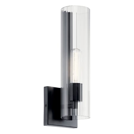 Kichler Jemsa 14" Tall Bathroom Sconce Black