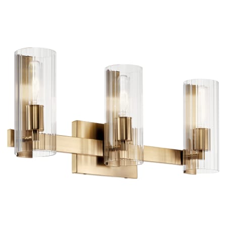 Kichler Jemsa 3 Light 23" Wide Vanity Light Champagne Bronze