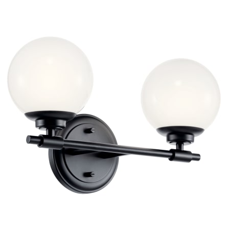 Kichler Benno 2 Light 15" Wide Vanity Light Black