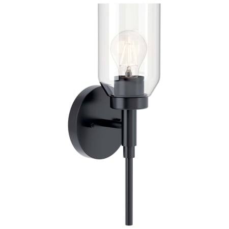 Kichler Madden 15" Tall Bathroom Sconce Black