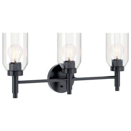Kichler Madden 3 Light 24" Wide Vanity Light Black
