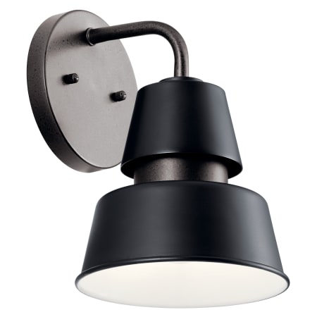 Kichler Lozano 10" Tall Outdoor Wall Sconce Black