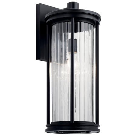 Kichler Barras 20" Tall Outdoor Wall Sconce Black