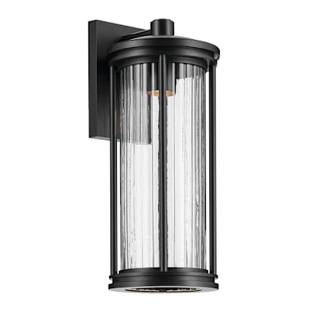 Kichler Barras 21" Tall Outdoor Wall Sconce Black