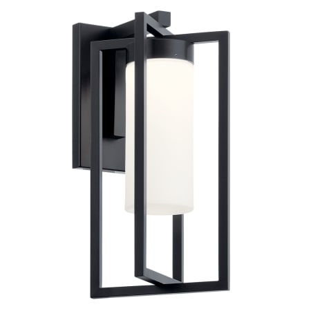 Kichler Drega 19" Tall LED Outdoor Wall Sconce Black