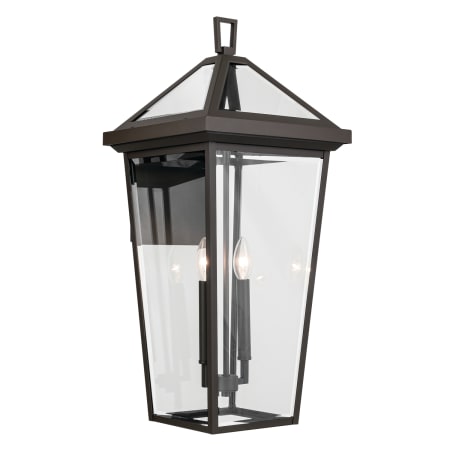 Kichler Regence 2 Light 26" Tall Wall Sconce with Beveled Glass Shade Olde Bronze