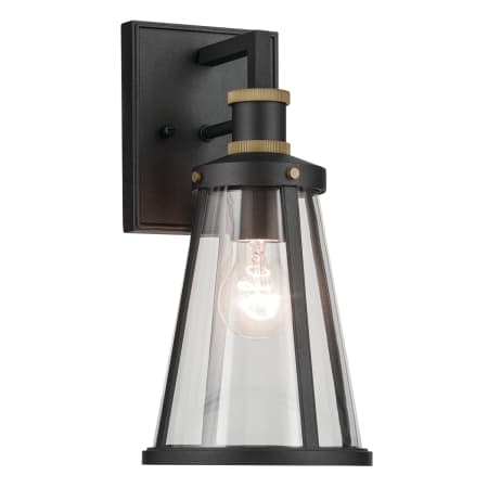 Kichler Talman 13" Tall Wall Sconce Textured Black