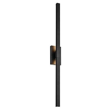 Kichler Nocar 48" Tall LED Outdoor Wall Sconce Textured Black