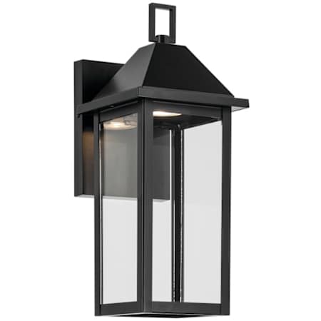 Kichler Prin 14" Tall Outdoor Wall Sconce Black