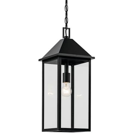 Kichler Prin 9" Wide Outdoor Mini Pendant Black