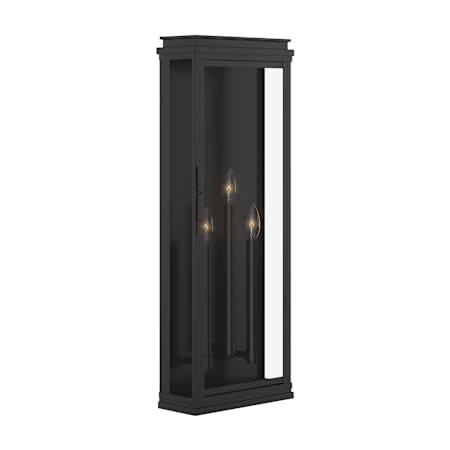 Kichler Lundon 3 Light 28" Tall Outdoor Wall Sconce Black
