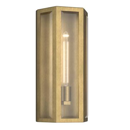 Kichler Berens 16" Tall Outdoor Wall Sconce Natural Brass
