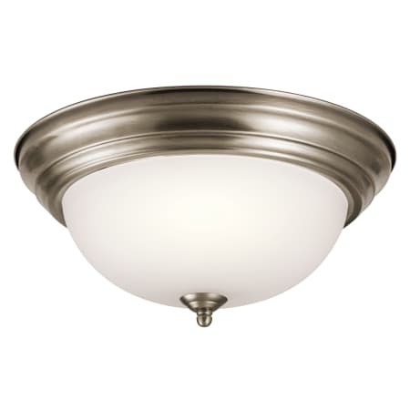 Kichler 2 Light 13" Wide Flush Mount Bowl Ceiling Fixture Antique Pewter