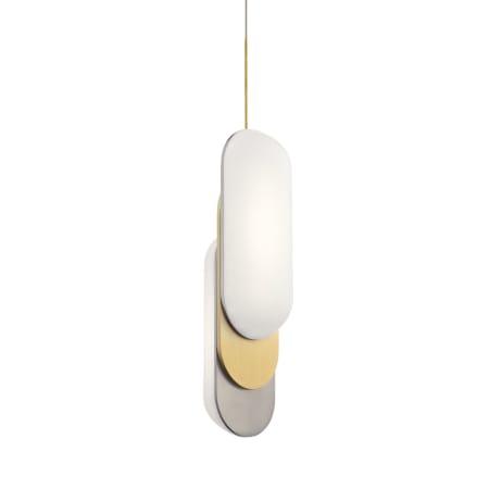 Kichler Shima 6" Wide LED Mini Pendant with Acrylic Shade Champagne Gold
