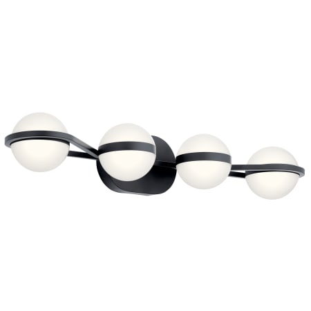 Kichler Brettin 4 Light 30" Wide LED Bathroom Vanity Light Matte Black
