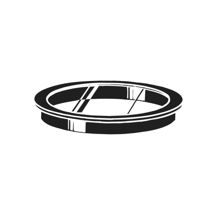 Kichler Wet Location Top Lens for Kichler Wall Sconces Black