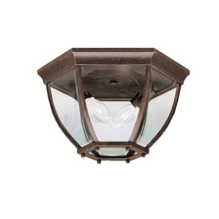 Kichler 2 Light Outdoor Ceiling Fixture Tannery Bronze