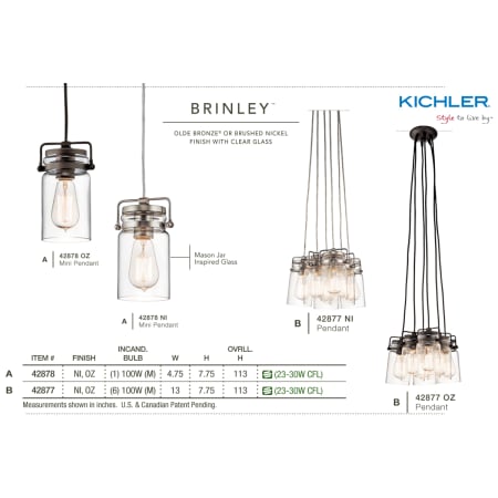 Kichler Brinley Collection
