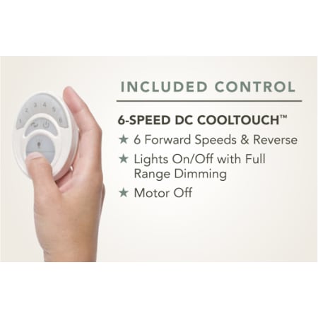 Included CoolTouch handheld remote and wall mounting bracket