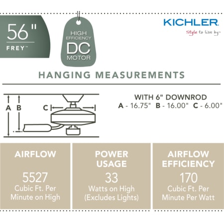 Kichler Frey Ceiling Fan