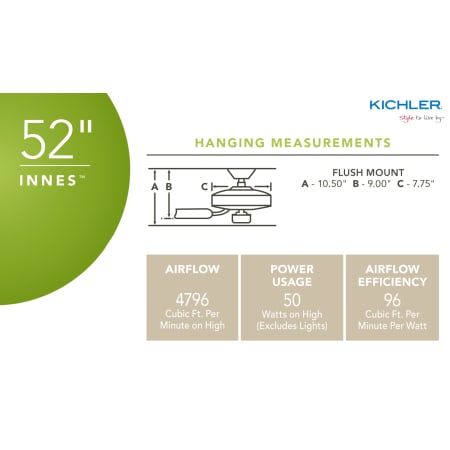 Kichler Innes 52" Specifications