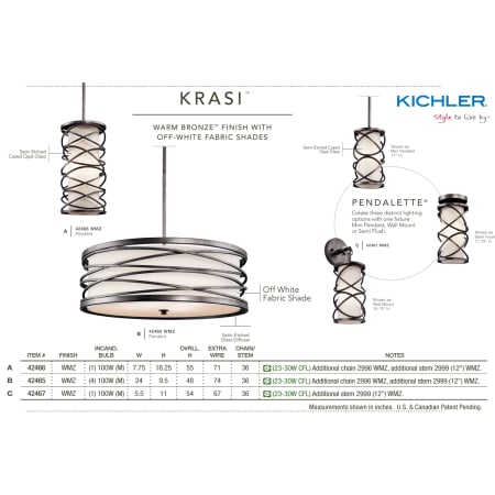 Kichler Krasi Collection