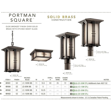 Kichler Portman Square Collection in Stainless Steel