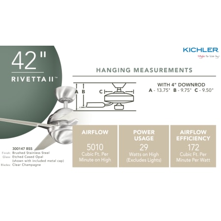 Kichler Rivetta II Specifications