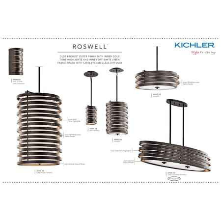 The Kichler Roswell Collection in Olde Bronze