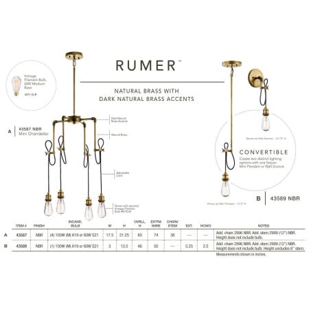 Kichler Rumer Collection