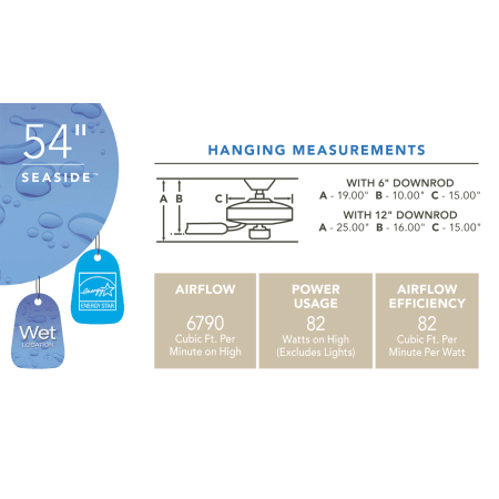 Kichler Seaside Ceiling Fan Specs