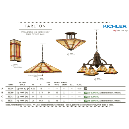 Kichler Tarlton Collection