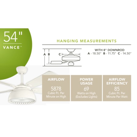 Kichler Vance Fan Specs