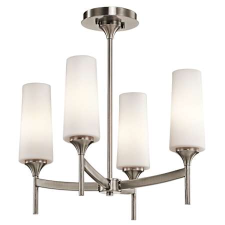 Classic Pewter Semi-Flush View