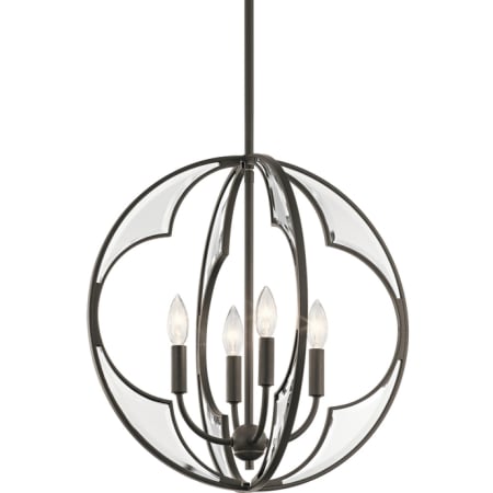 Kichler Montavello 4 Light 18.75" Wide Single Pendant Olde Bronze